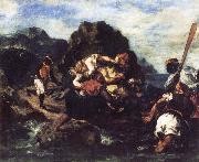 Eugene Delacroix African Priates Abducting a Young Woman Germany oil painting artist